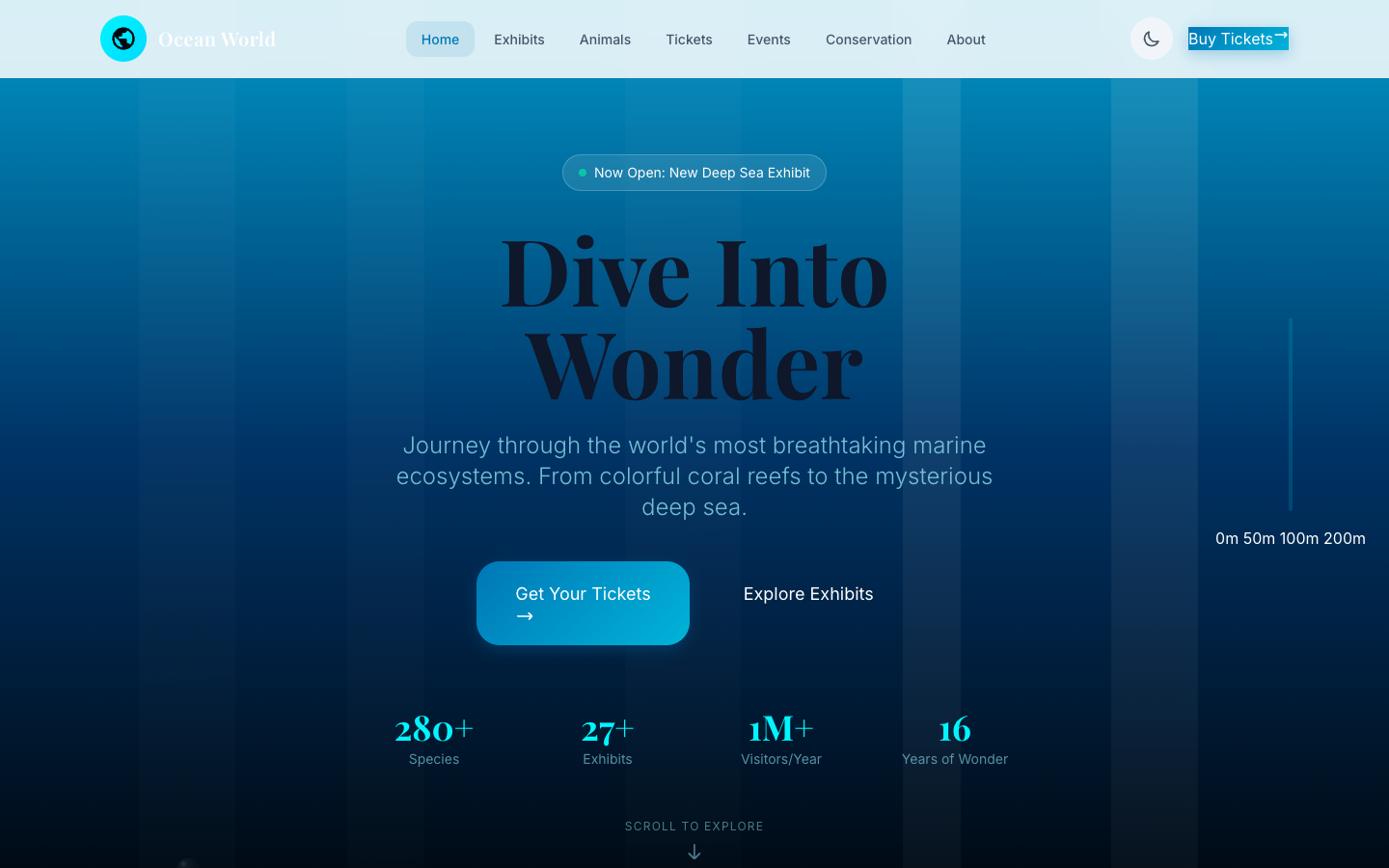 Aquarium Template Preview