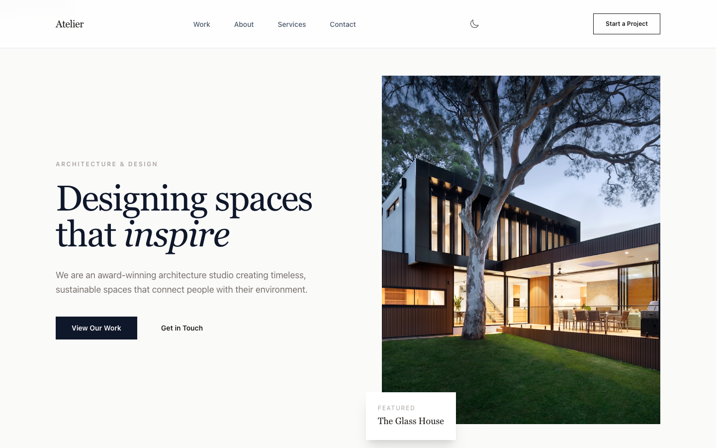 Architect Template Preview