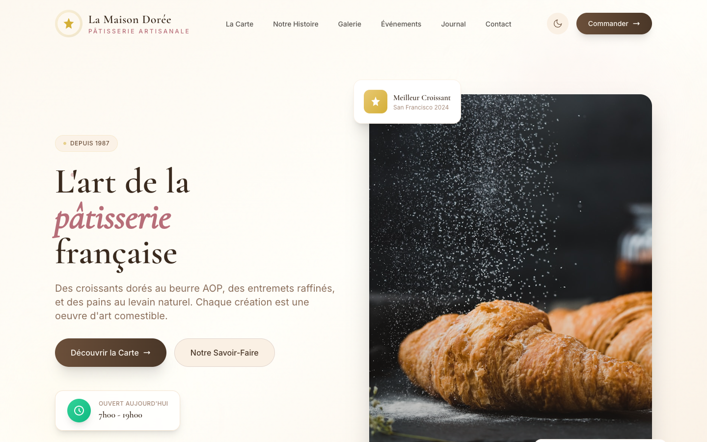 Bakery Template Preview