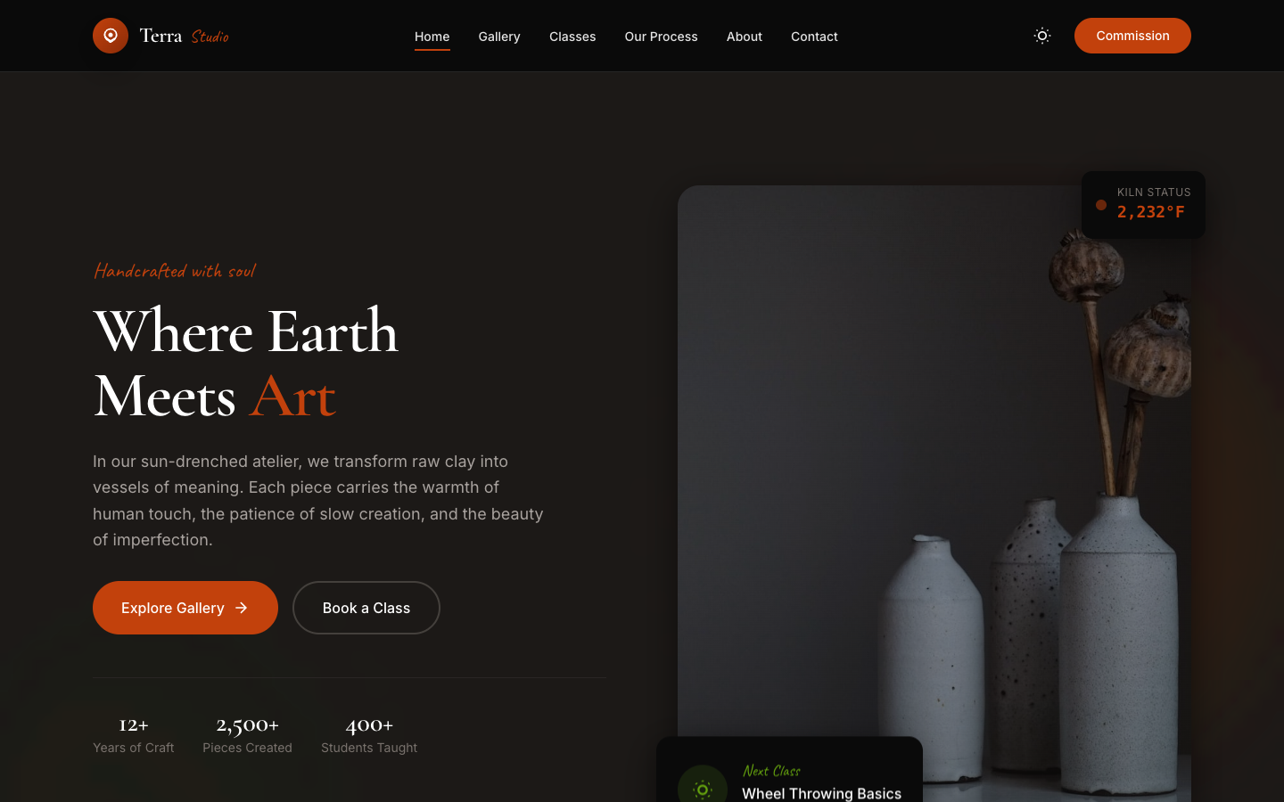 Ceramics Template Preview