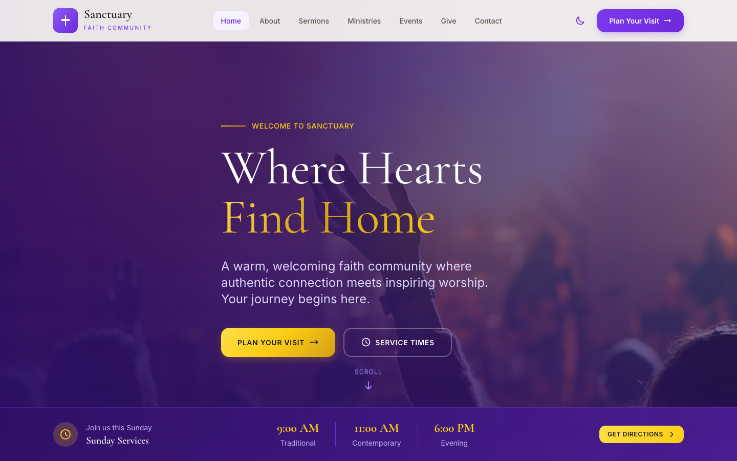 Church Template Preview