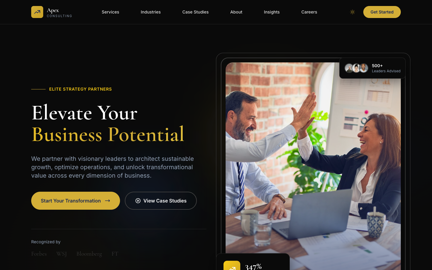 Consulting Template Preview