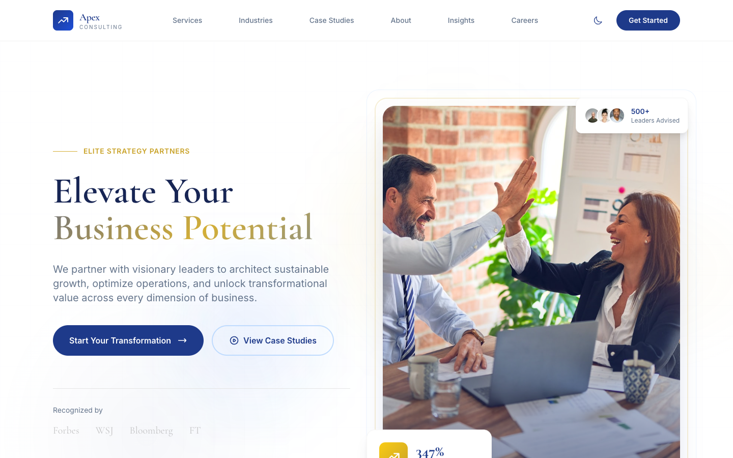 Consulting Template Preview