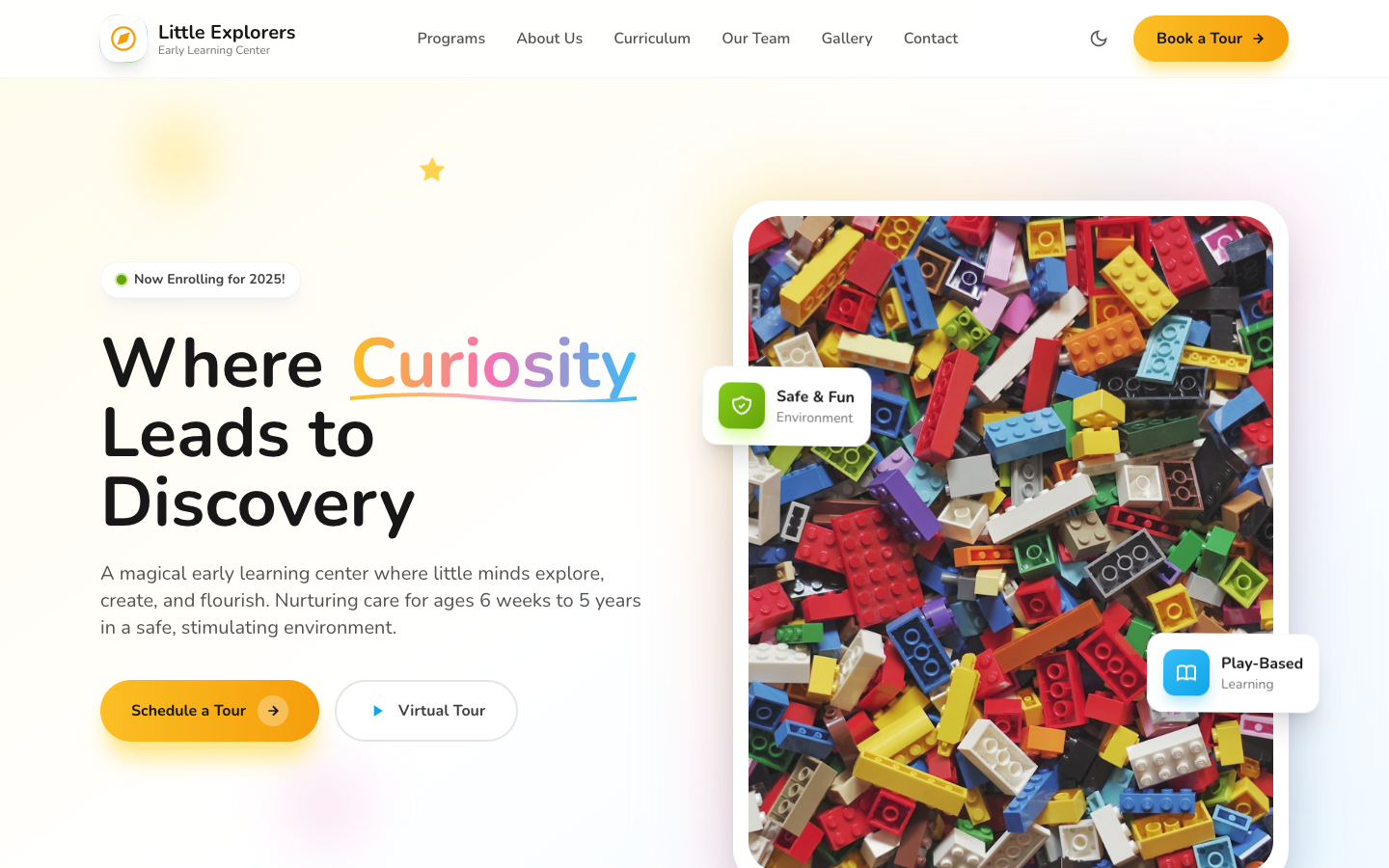 Daycare Template Preview