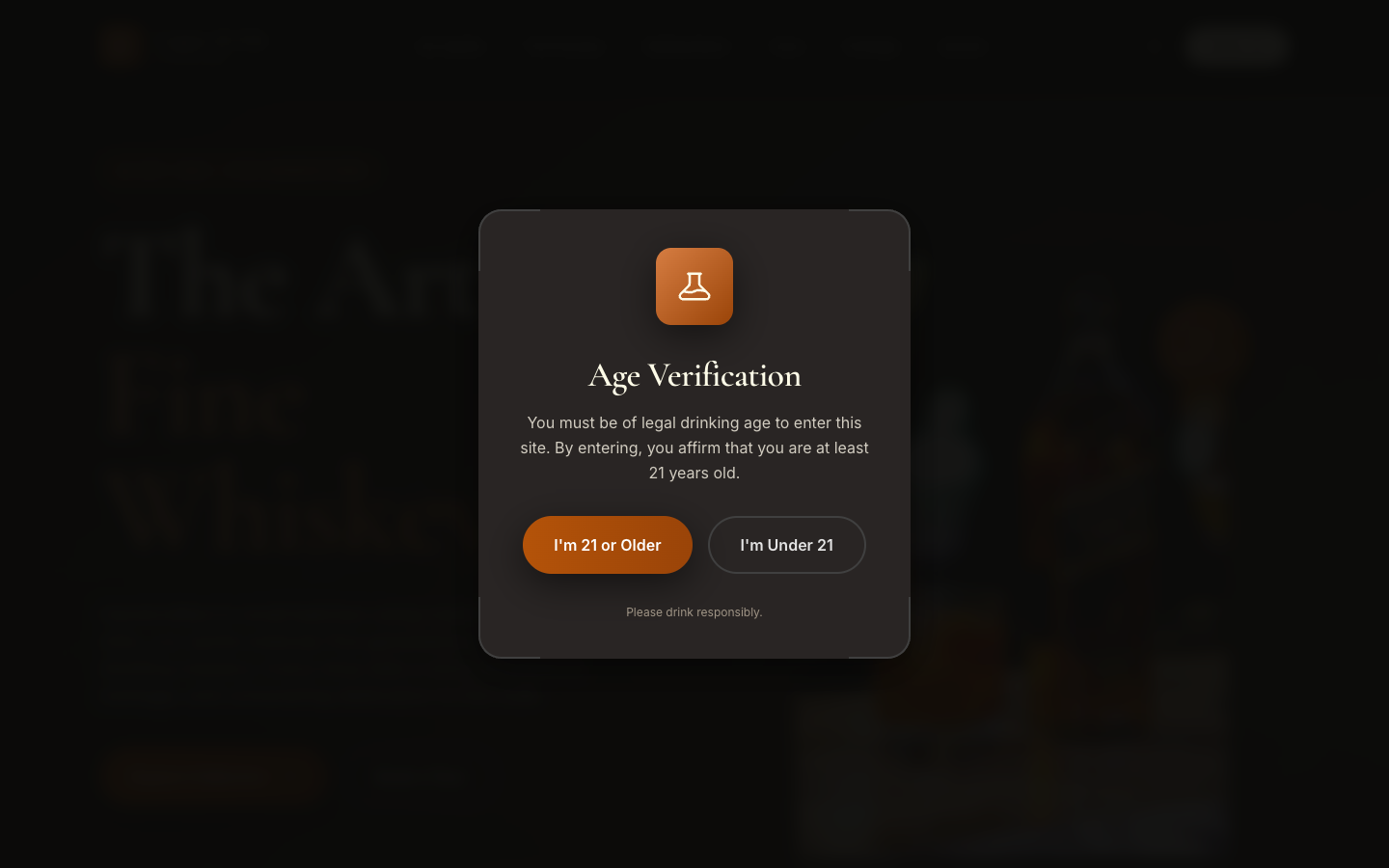 Distillery Template Preview