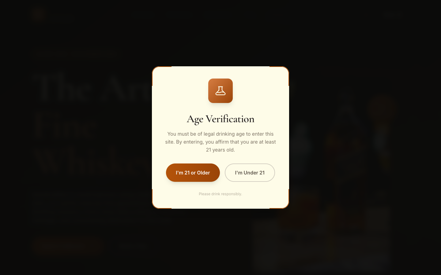 Distillery Template Preview