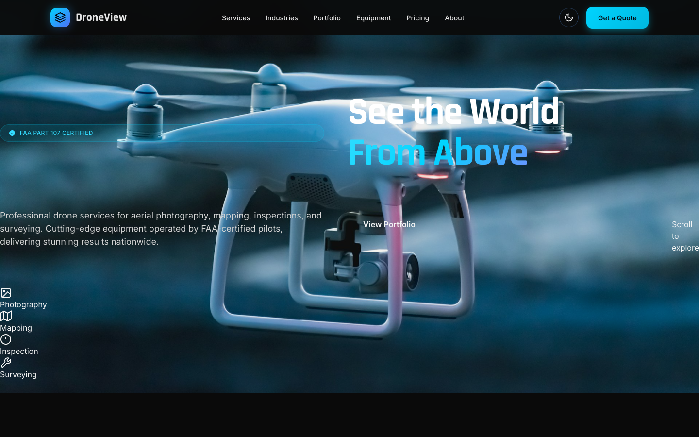 DroneView Template