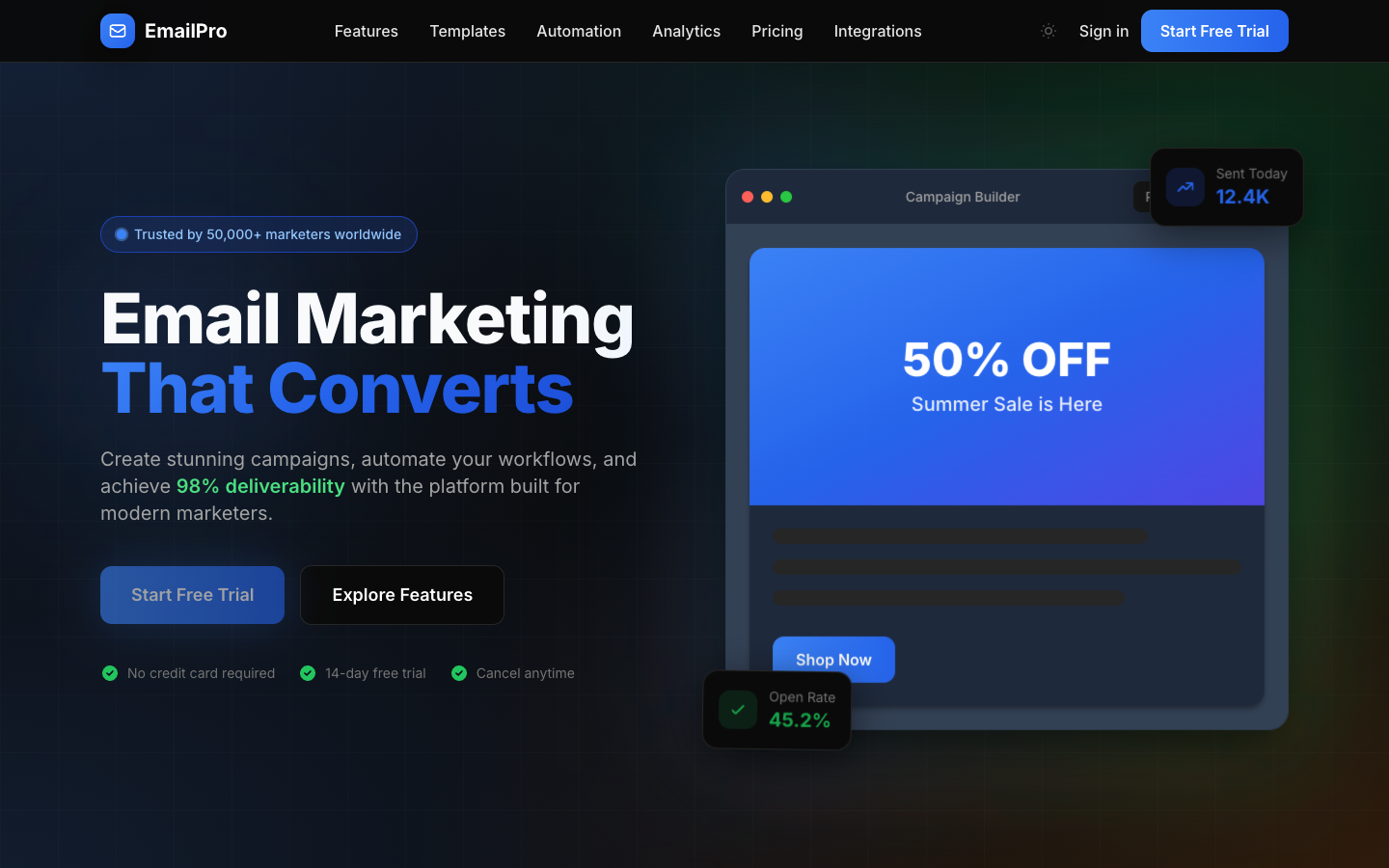 EmailPro Template Preview