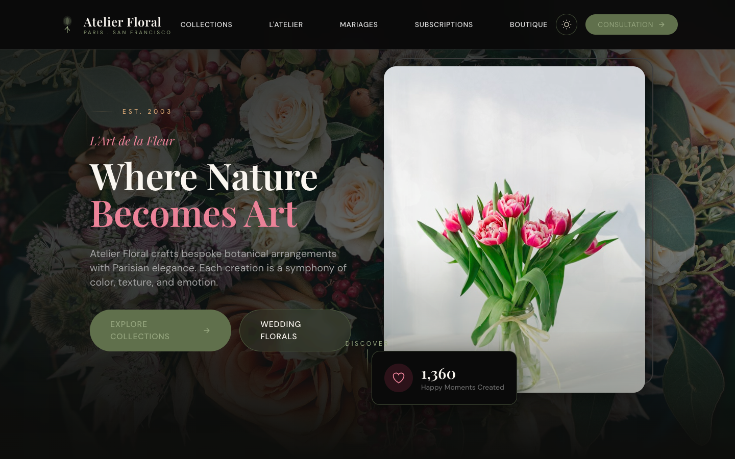 Florist Template Preview