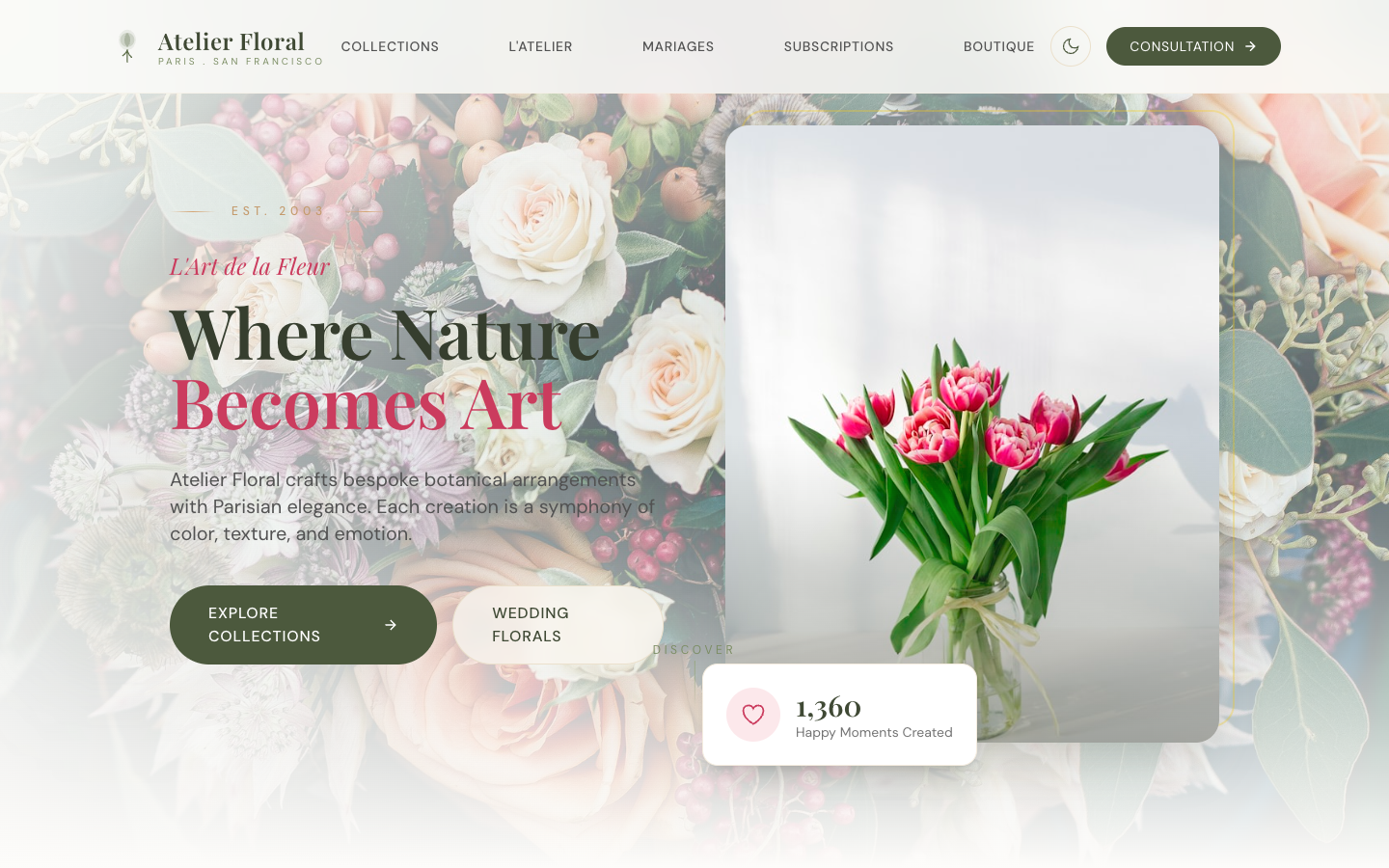 Florist Template Preview