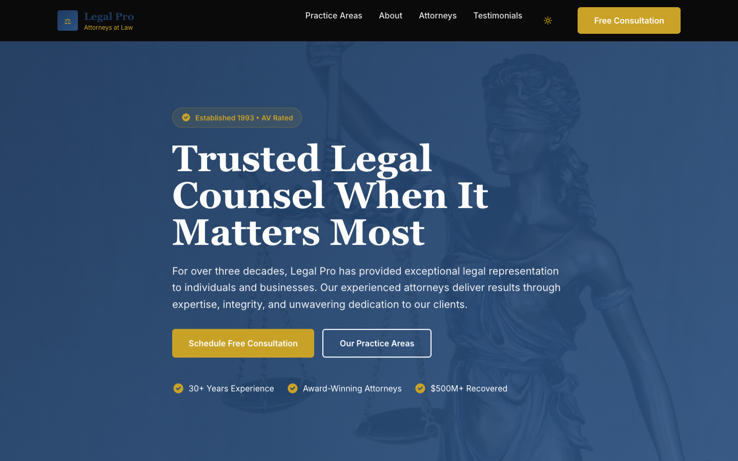 Legal Template Preview