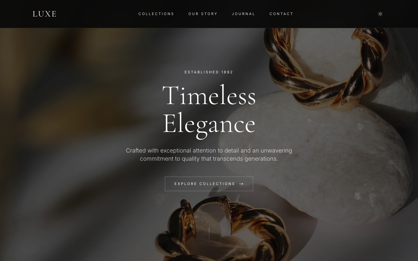 Luxe Template Preview