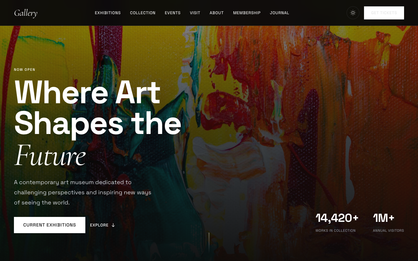 Museum Template Preview