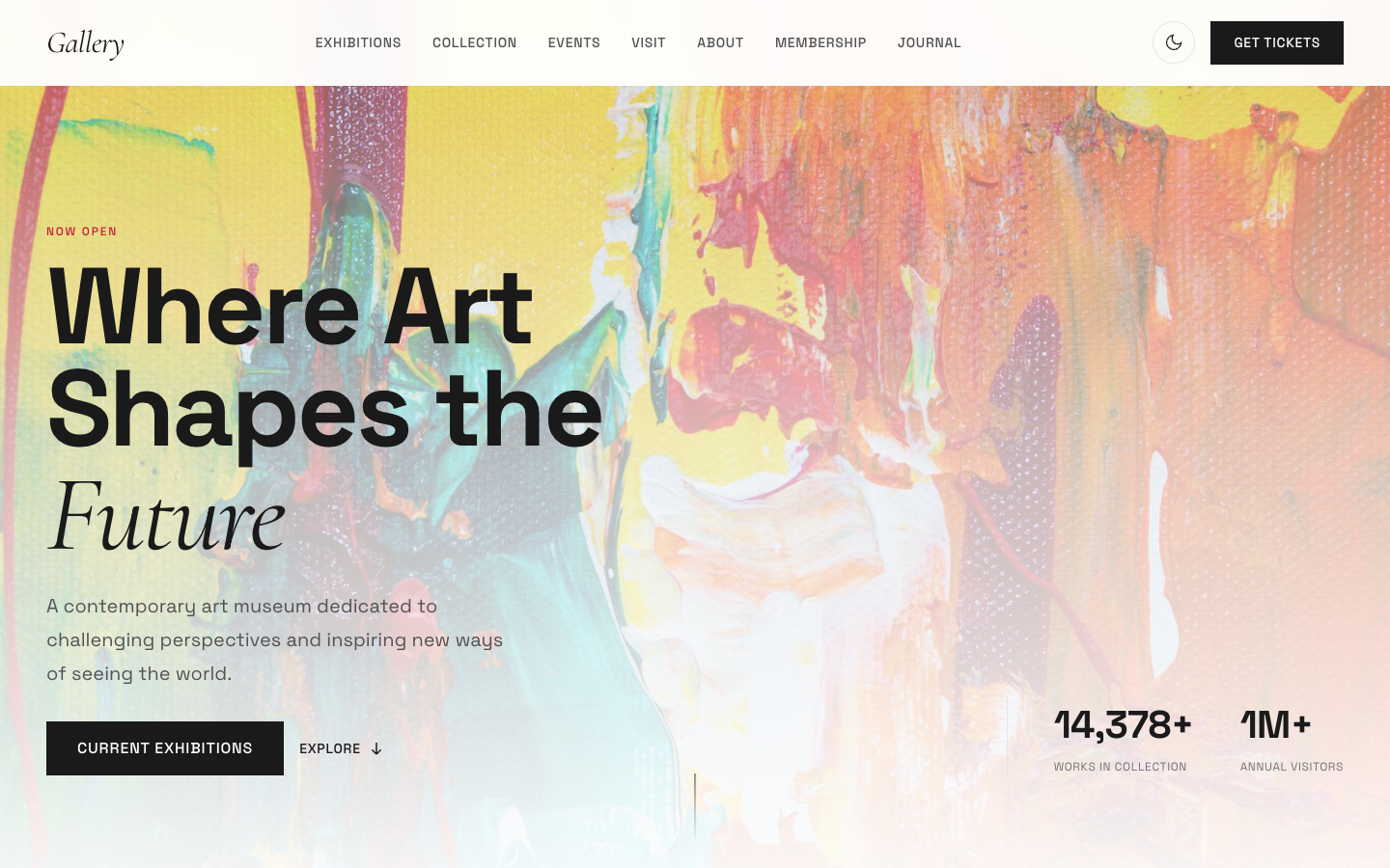 Museum Template Preview