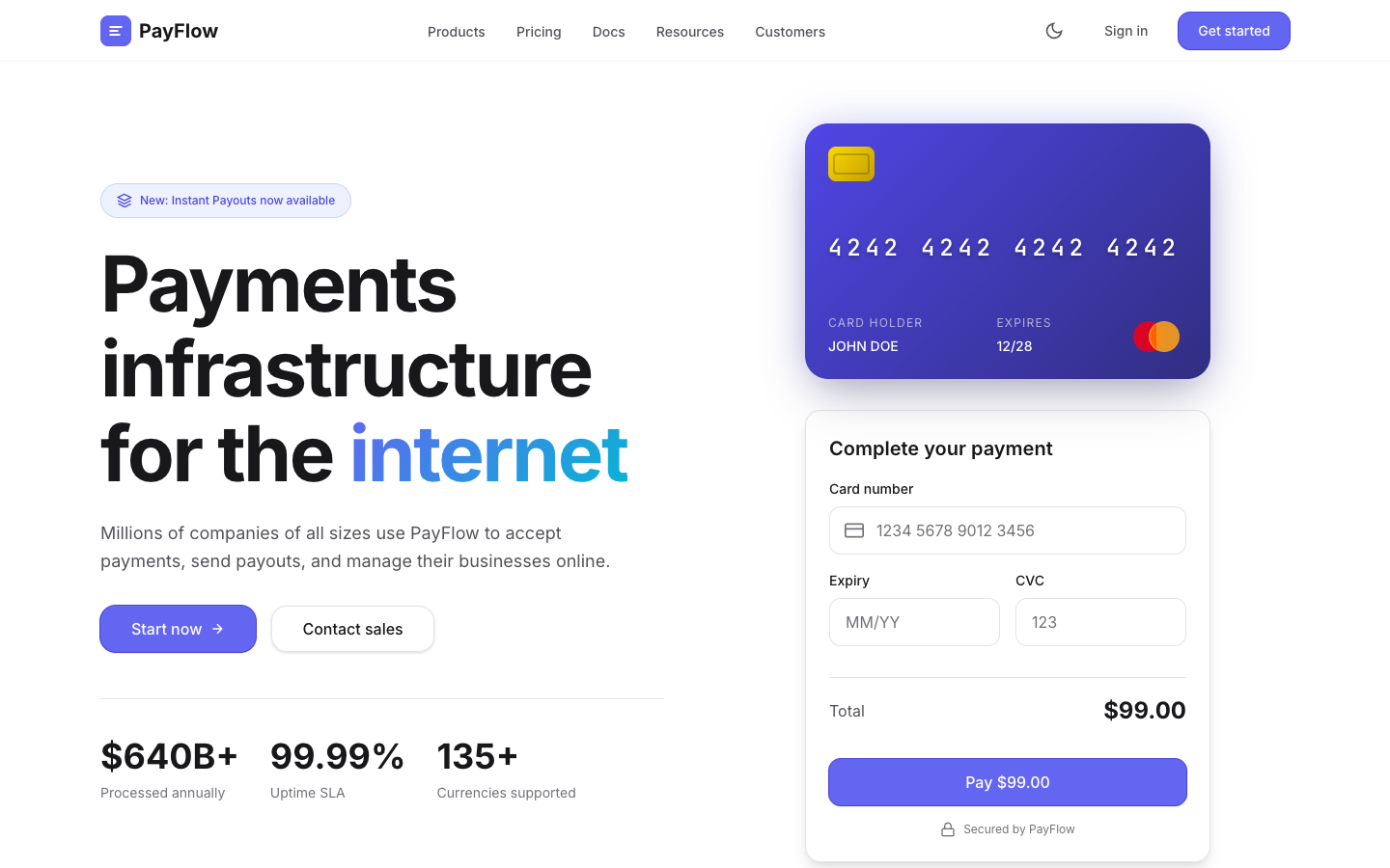 PayFlow Template
