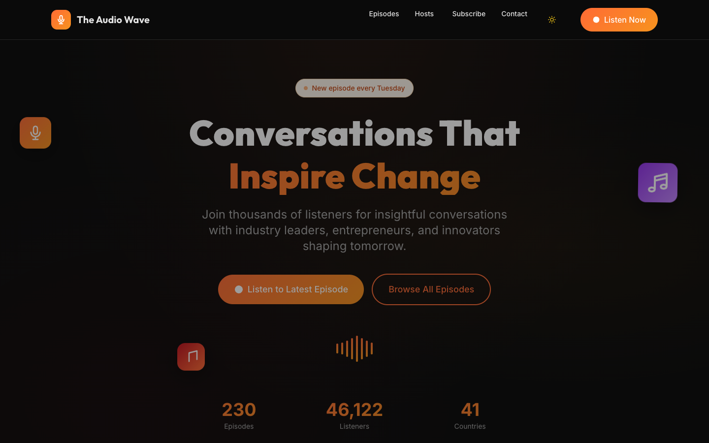 Podcast Template Preview