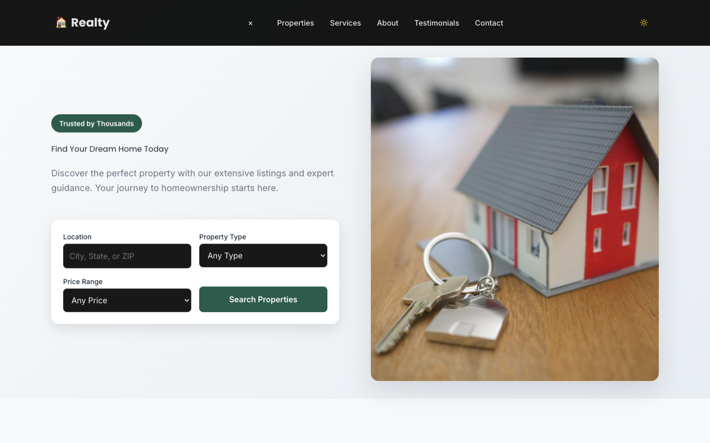 Realty Template Preview