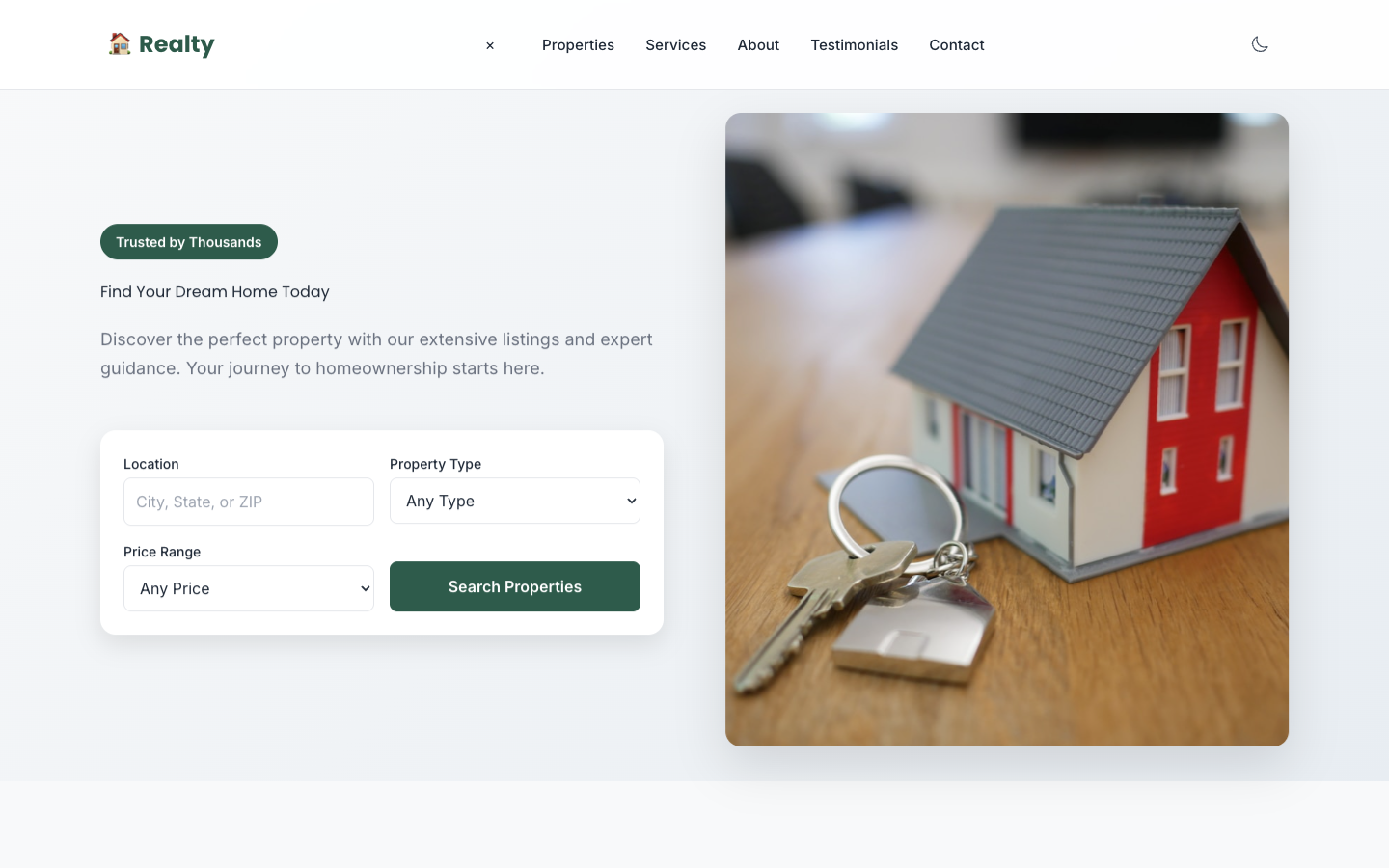 Realty Template Preview