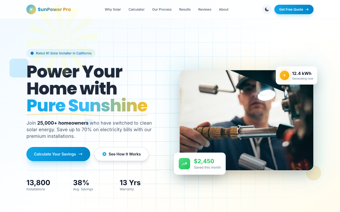 Solar Template Preview