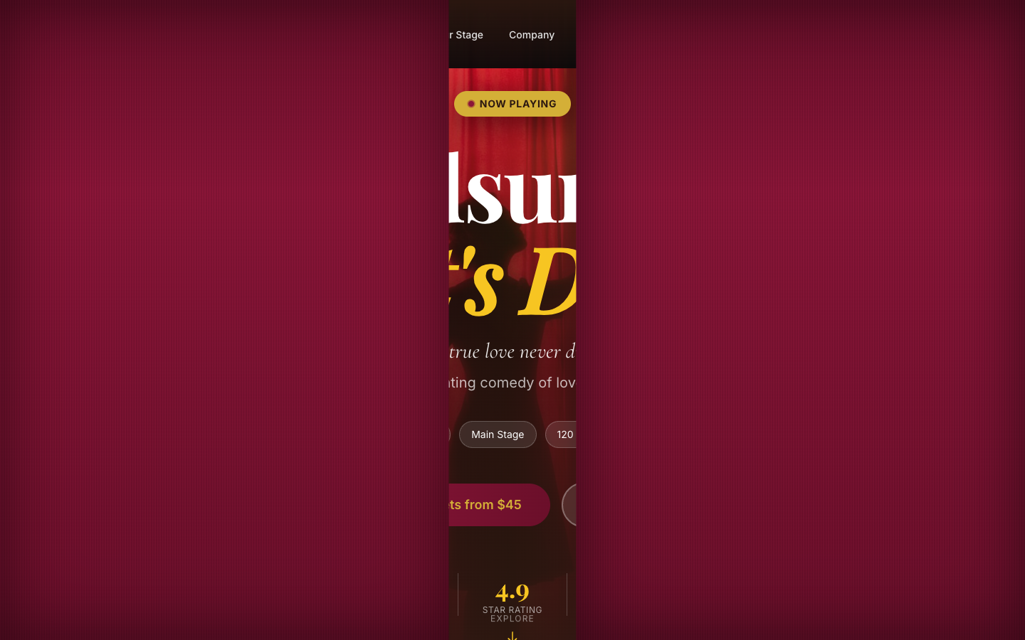 Theater Template Preview