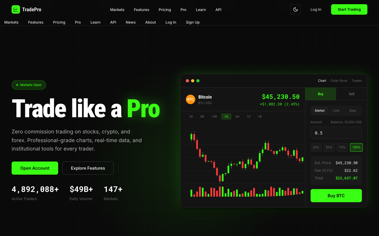 TradePro Template
