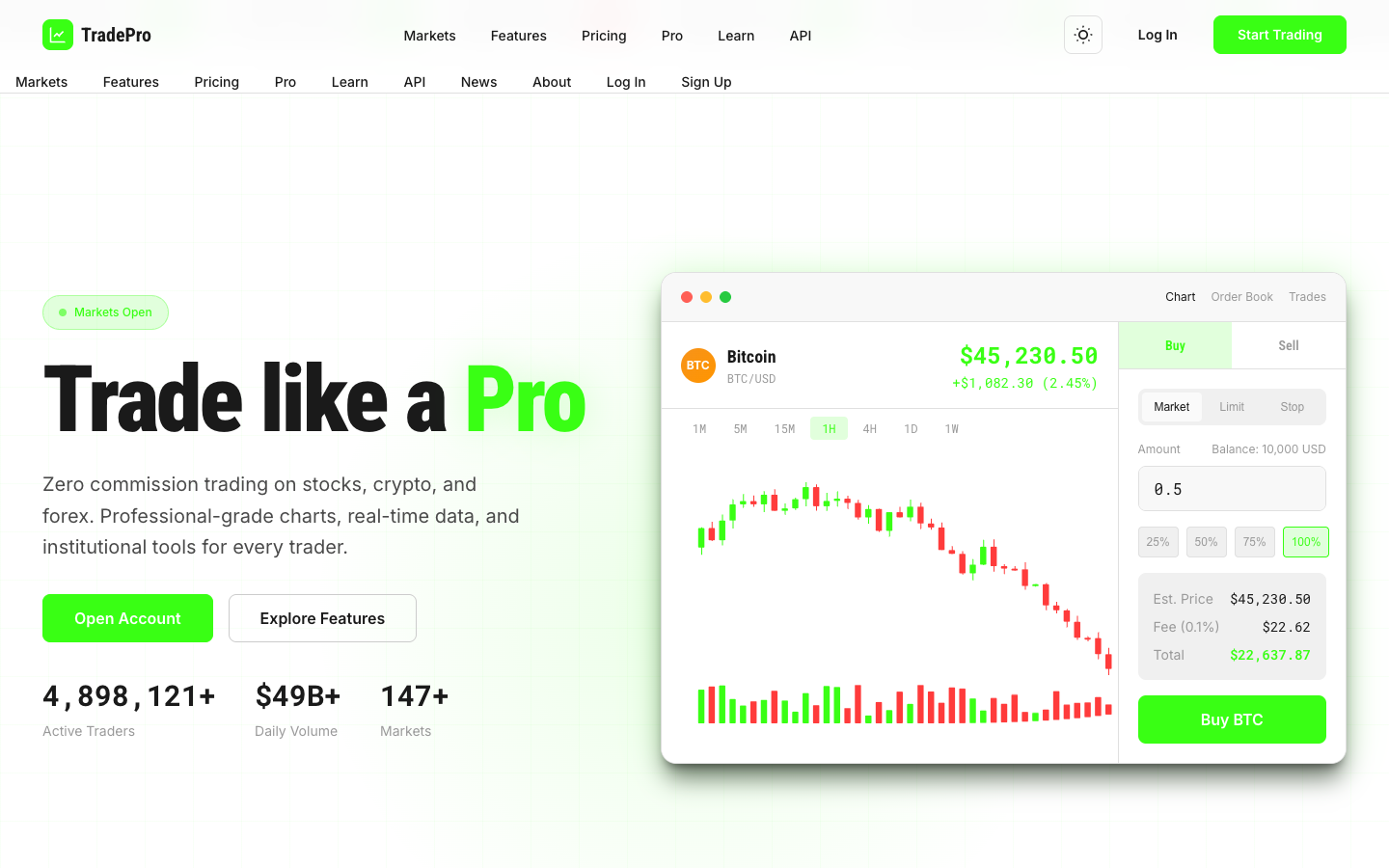 TradePro Template