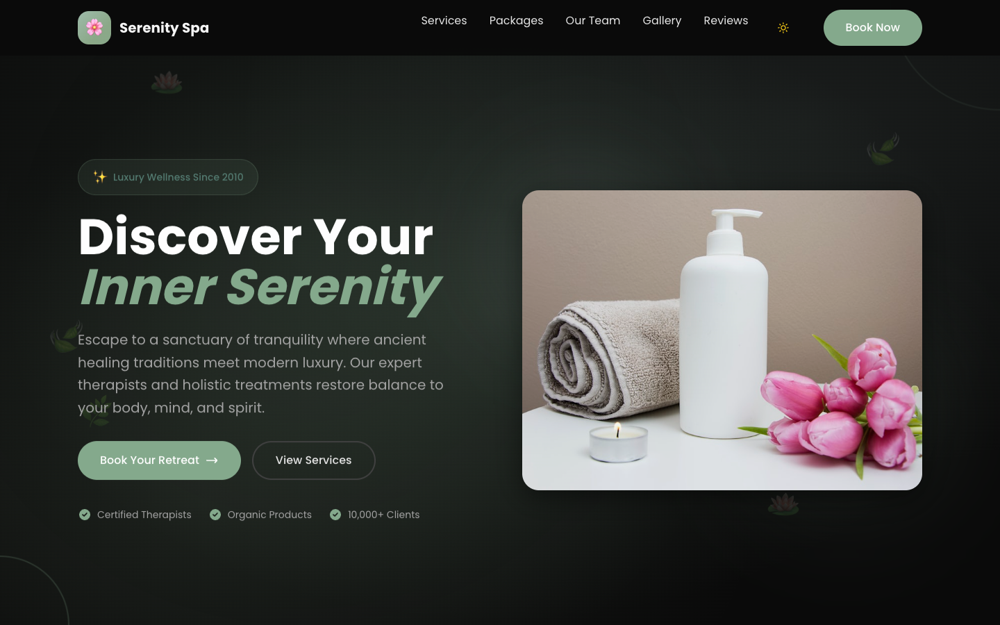Wellness Template Preview