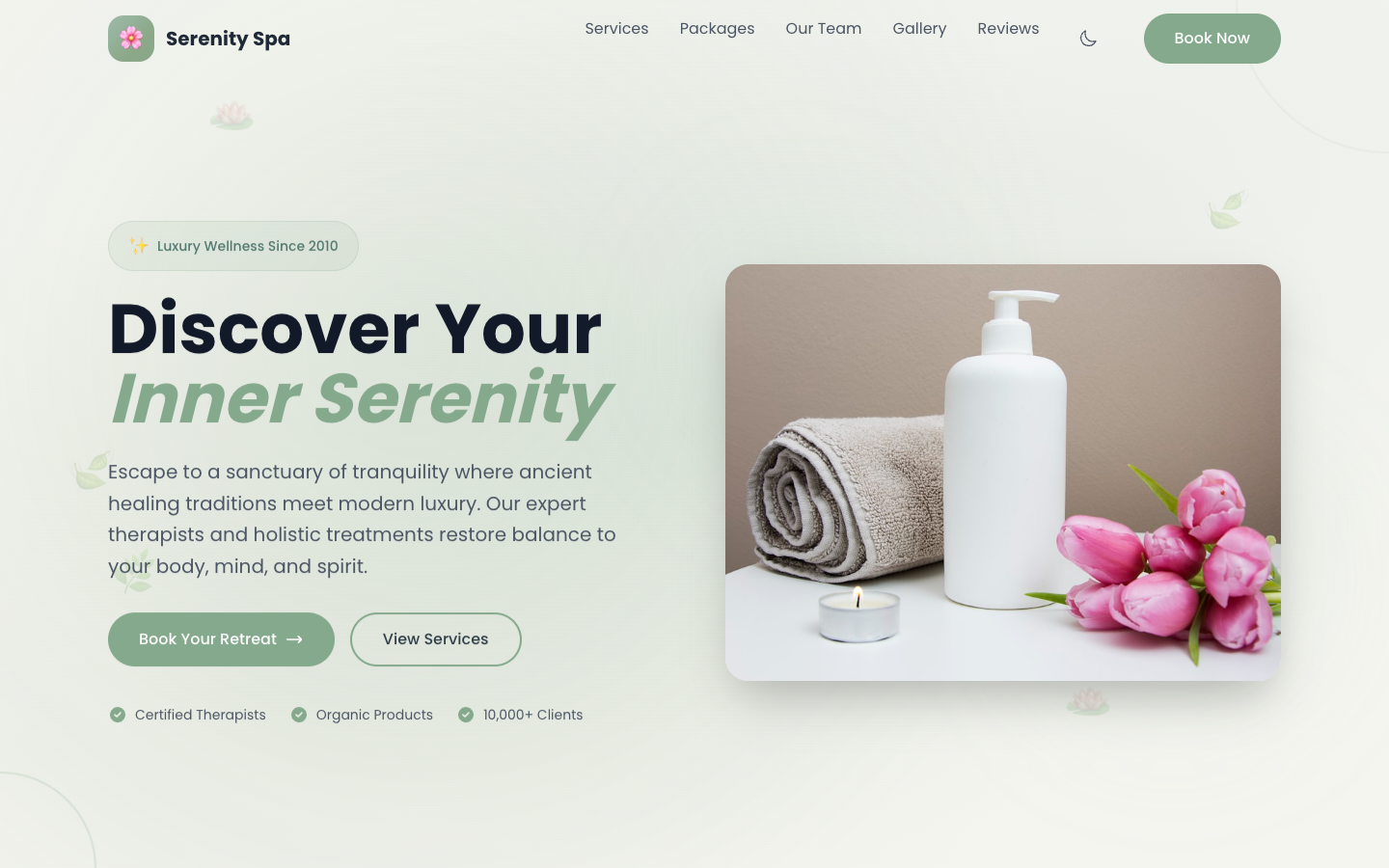 Wellness Template Preview