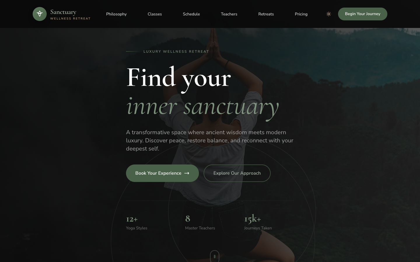 Yoga Template Preview