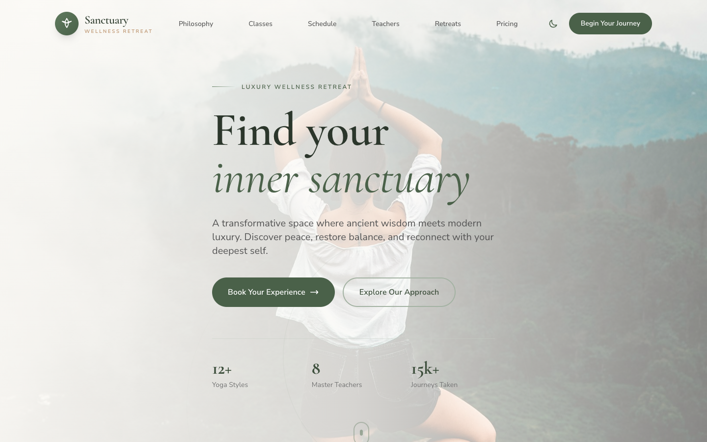 Yoga Template Preview