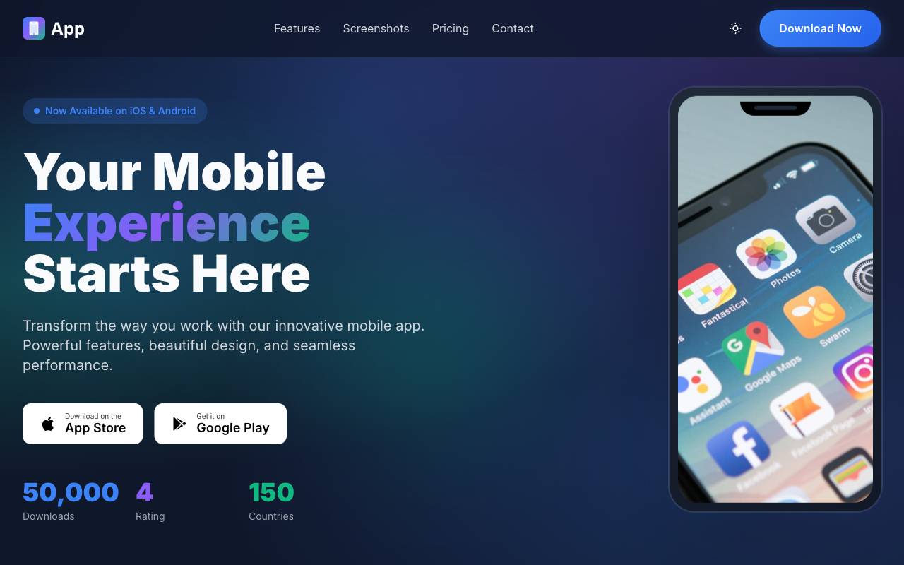App Template Preview