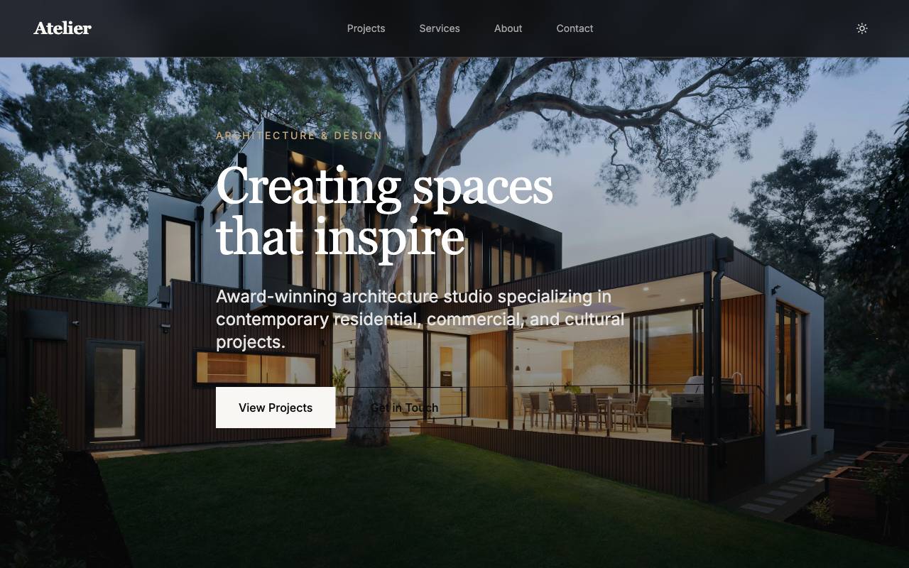 Architect Template Preview