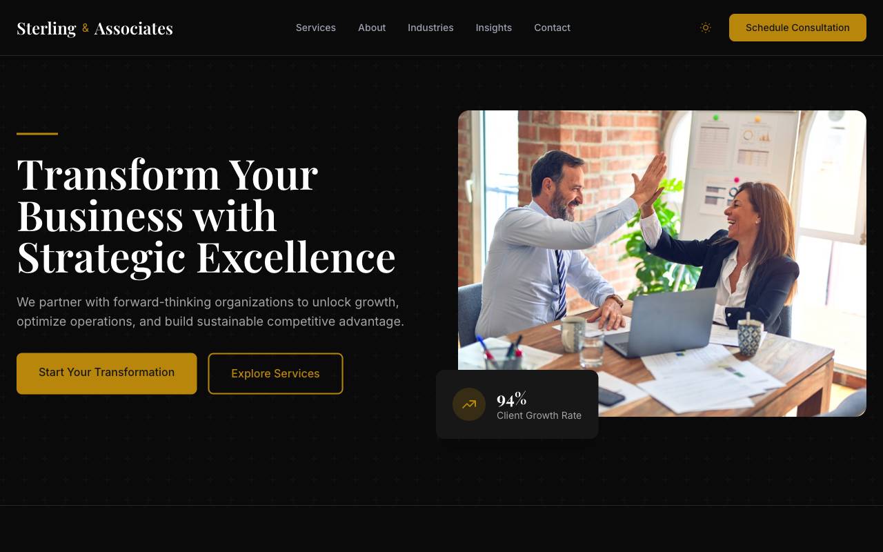 Consulting Template Preview