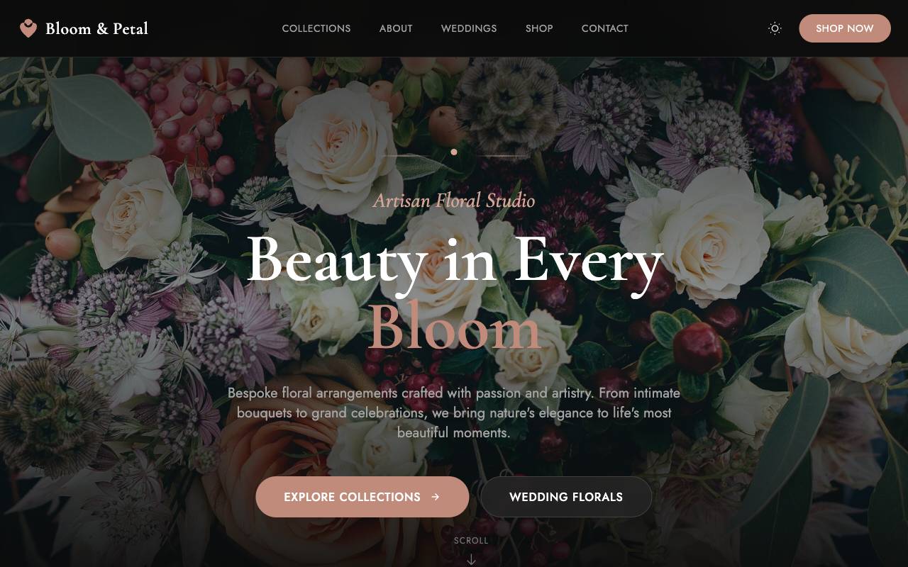 Florist Template Preview