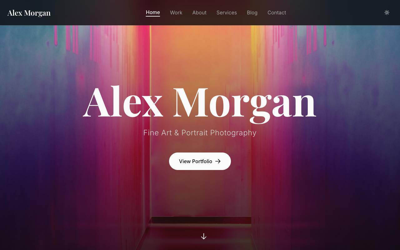 Folio Template Preview