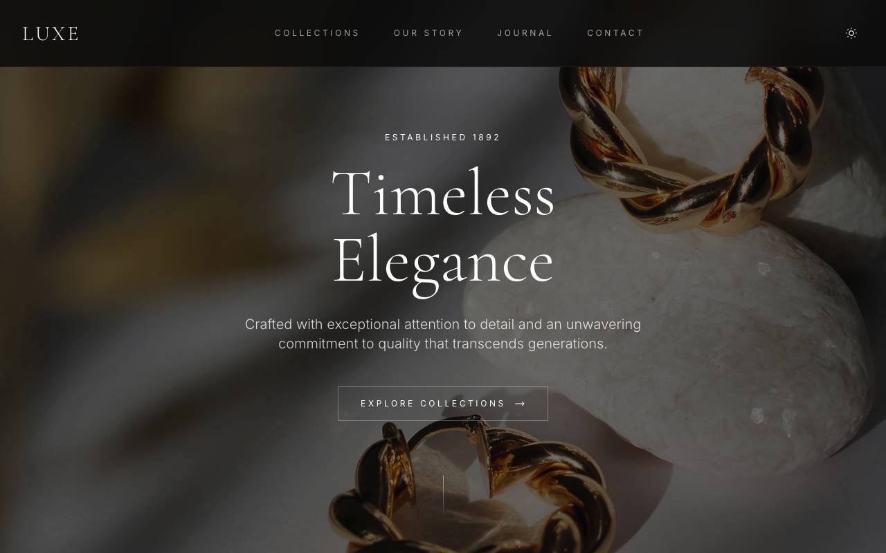 Luxe Template Preview