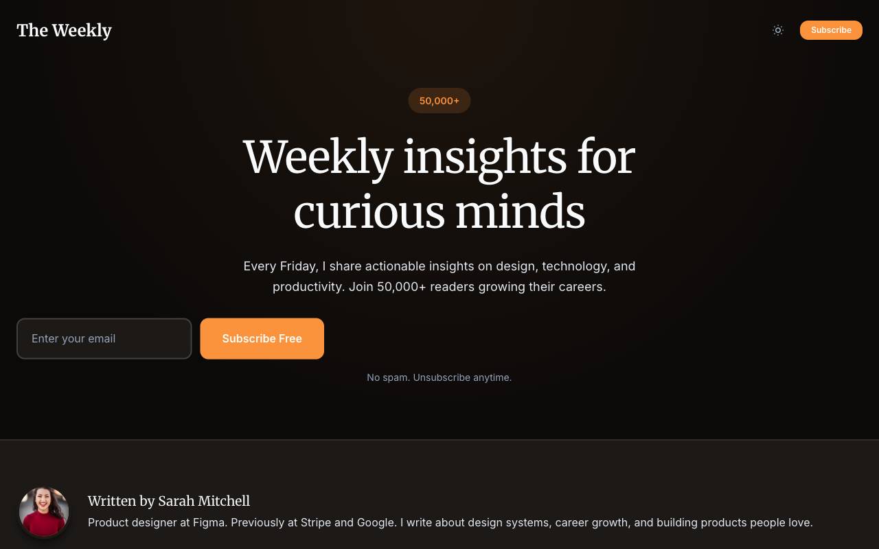 Newsletter Template Preview