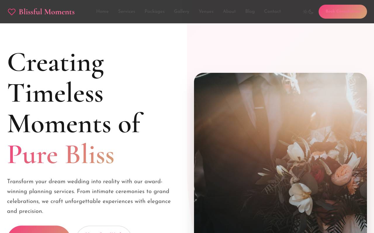 Wedding Template Preview