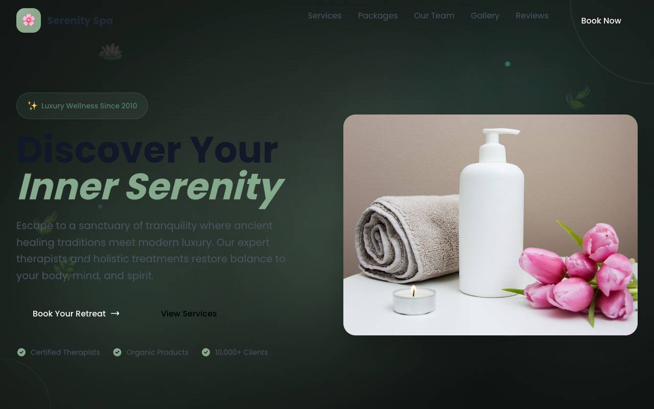 Wellness Template Preview